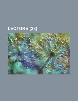 Book cover for Lecture (23)