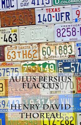 Book cover for Aulus Persius Flaccus