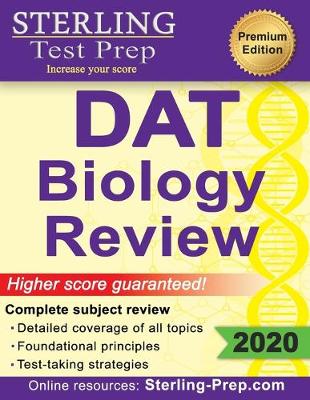 Book cover for Sterling Test Prep DAT Biology Review