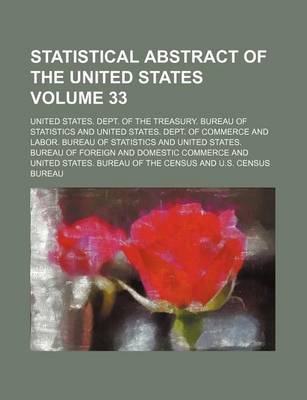 Book cover for Statistical Abstract of the United States Volume 33