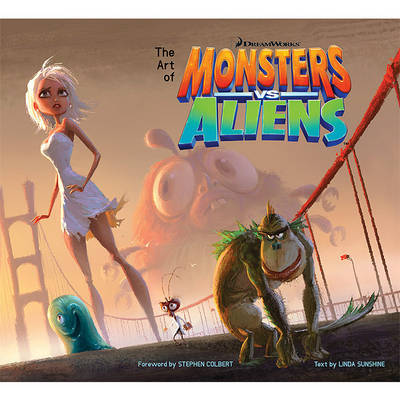 Book cover for The Art of Monsters vs. Aliens