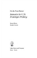 Book cover for Issues in United States Foreign Policy