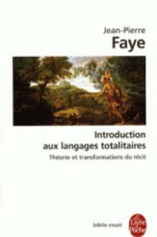 Cover of Introduction Aux Langages Totalitaires