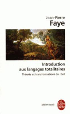 Book cover for Introduction Aux Langages Totalitaires