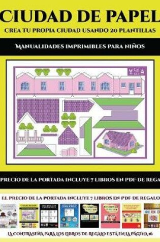 Cover of Manualidades imprimibles para niños (Ciudad de papel