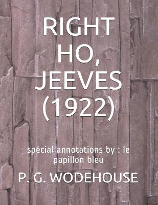 Book cover for Right Ho, Jeeves (1922)