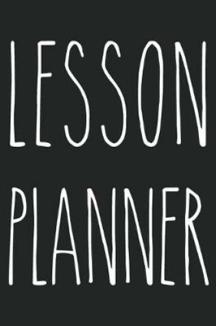 Cover of Lesson Planner