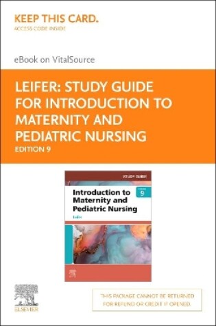 Cover of Study Guide for Introduction to Maternity and Pediatric Nursing Elsevier E-Book on Vitalsource (Retail Access Card)