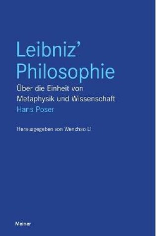 Cover of Leibniz' Philosophie