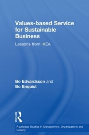 Cover of Values-based Service for Sustainable Business