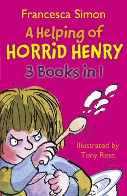 Book cover for A Helping of Horrid Henry 3-in-1