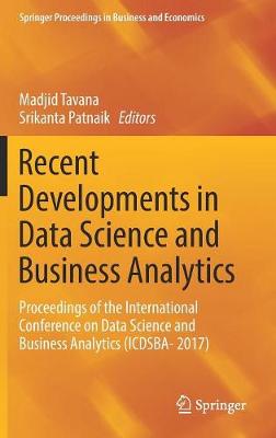 Cover of Recent Developments in Data Science and Business Analytics