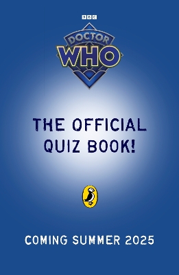 Book cover for Doctor Who: The Official Quiz Book