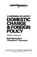 Book cover for A Widening Atlantic