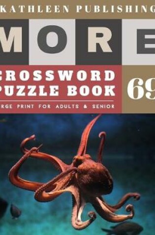 Cover of Large Crossword puzzles for Seniors