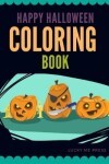 Book cover for Happy Halloween Coloring Book