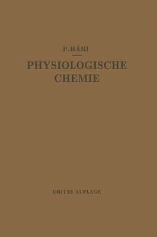 Cover of Kurzes Lehrbuch der Physiologischen Chemie