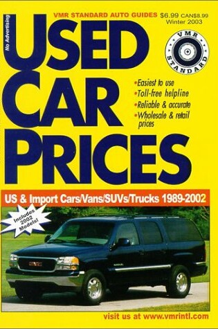 Cover of VMR Standard Used Car Prices