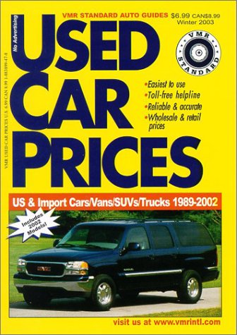 Book cover for VMR Standard Used Car Prices