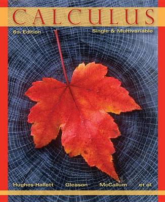 Book cover for Calculus Single and Multivariable 6E