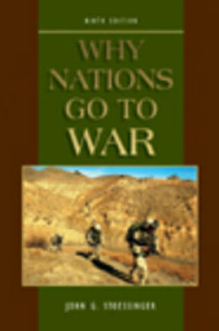 Cover of Why Nations Go to War, 9e