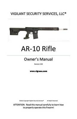 Book cover for AR-10 Rifle Owner's Manual