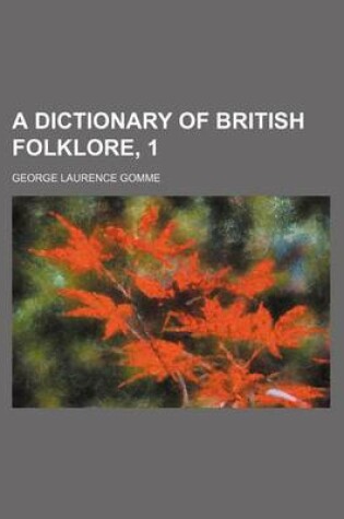 Cover of A Dictionary of British Folklore, 1