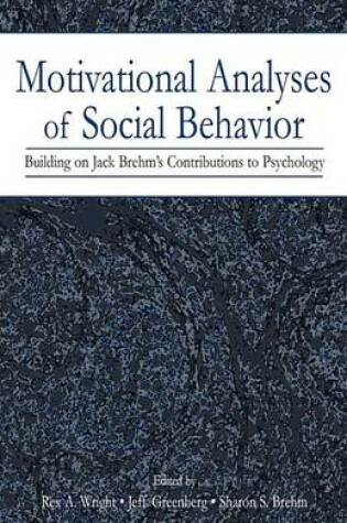 Cover of Motivational Analyses of Social Behavior