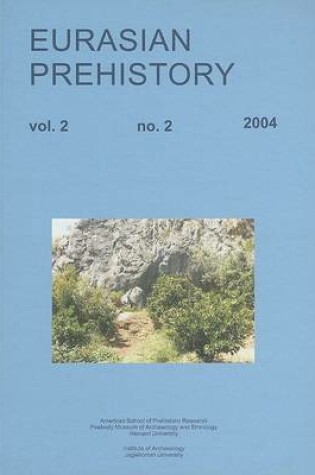 Cover of Eurasian Prehistory 2.2