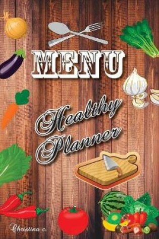 Cover of Menu Healthy Planner