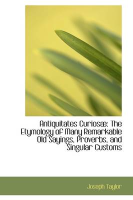 Book cover for Antiquitates Curios