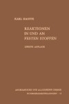 Book cover for Reaktionen in Und an Festen Stoffen