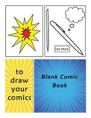 Book cover for Blank Comic Book