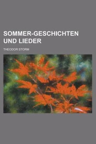 Cover of Sommer-Geschichten Und Lieder