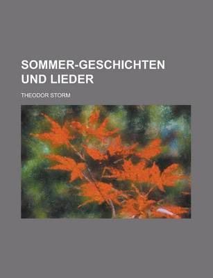 Book cover for Sommer-Geschichten Und Lieder