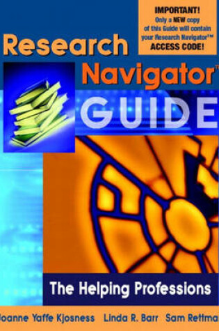 Cover of Research Navigator Guide for the Helping Professions (Valuepack item only)