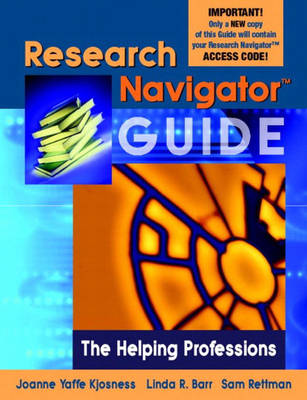 Book cover for Research Navigator Guide for the Helping Professions (Valuepack item only)