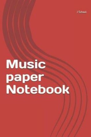 Cover of Music Paper Notebook