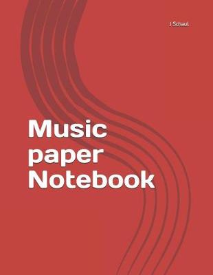 Book cover for Music Paper Notebook