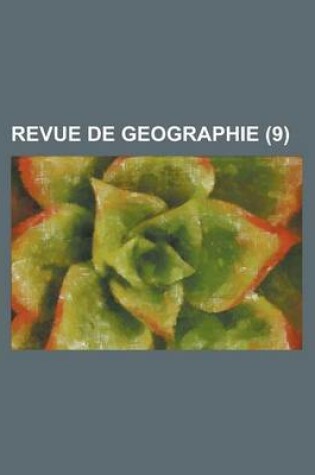 Cover of Revue de Geographie (9)