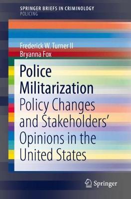 Book cover for Police Militarization