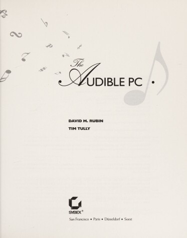 Book cover for Audible PC