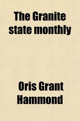 Book cover for The Granite State Monthly Volume 5