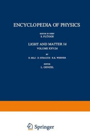 Cover of Light and Matter Id / Licht und Materie Id