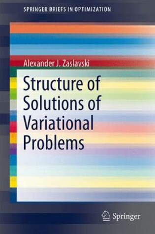 Cover of Structure of Solutions of Variational Problems