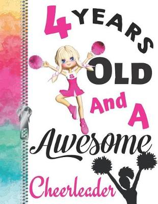 Book cover for 4 Years Old And A Awesome Cheerleader