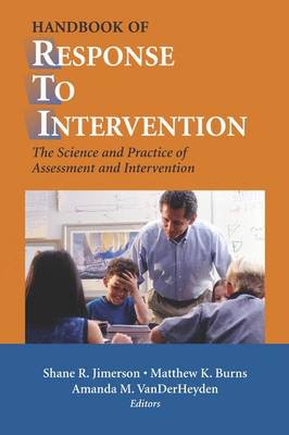 Book cover for Handbook of Response to Intervention