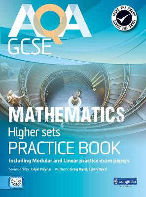 Book cover for AQA GCSE Mathematics for Higher sets Practice Book