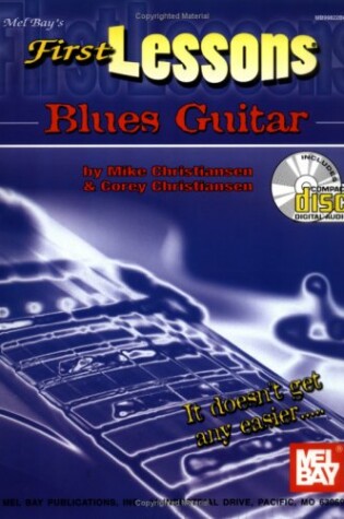 Cover of First Lessons Blues Guitar