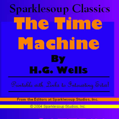 Book cover for The Time Machine (Sparklesoup Classics)